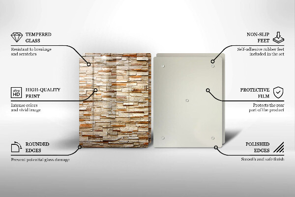 Glas Herdabdeckplatte Textur von dekorativen Steinen