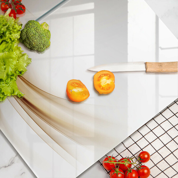 Glas Herdabdeckplatte Abstrakte Formen