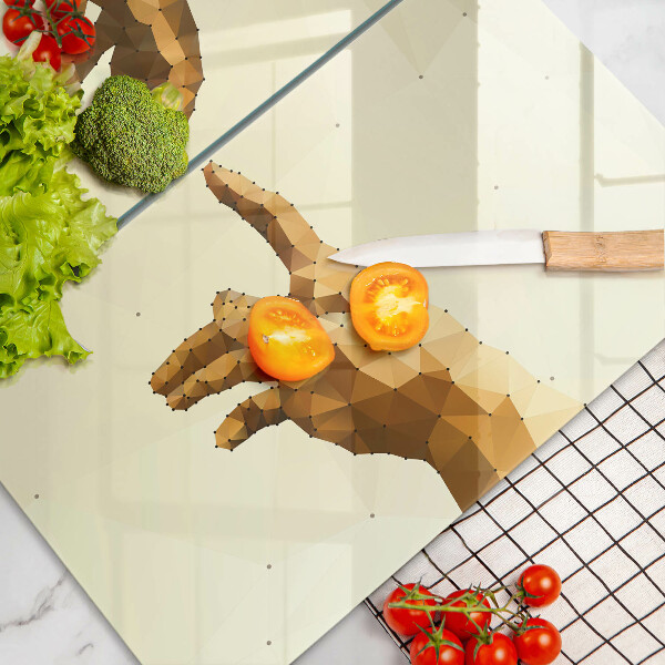 Glas Herdabdeckplatte Erschaffung von Adams Händen