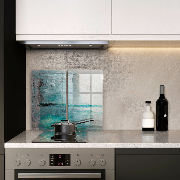 Glas Herdabdeckplatte Malen Sie Abstraktionshintergrund