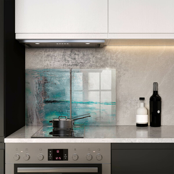 Glas Herdabdeckplatte Malen Sie Abstraktionshintergrund