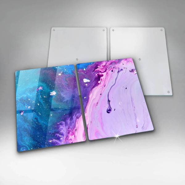 Glas Ceranfeldabdeckung Abstraktionstinten