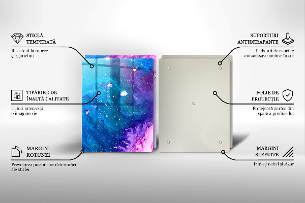 Glas Ceranfeldabdeckung Abstraktionstinten