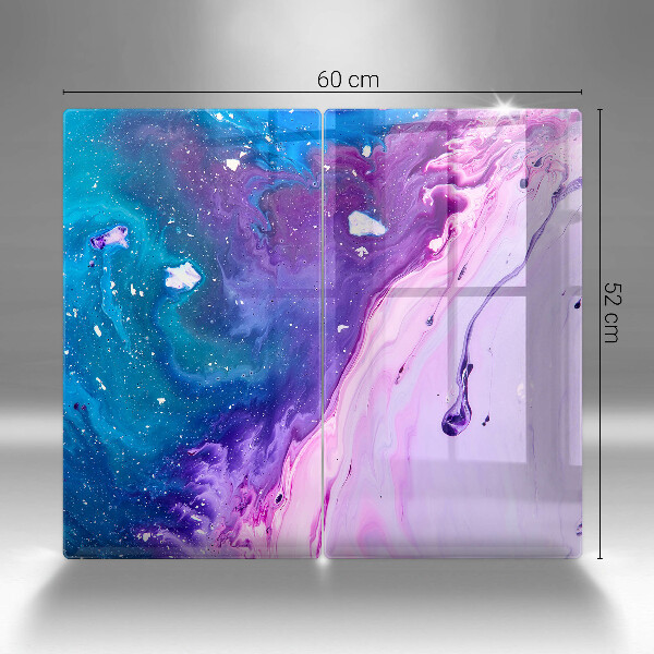 Glas Ceranfeldabdeckung Abstraktionstinten