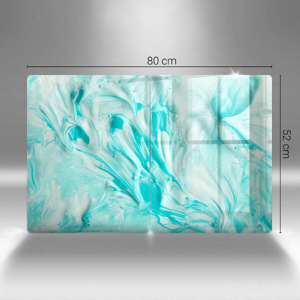 Glas Ceranfeldabdeckung Abstraktionsfarben