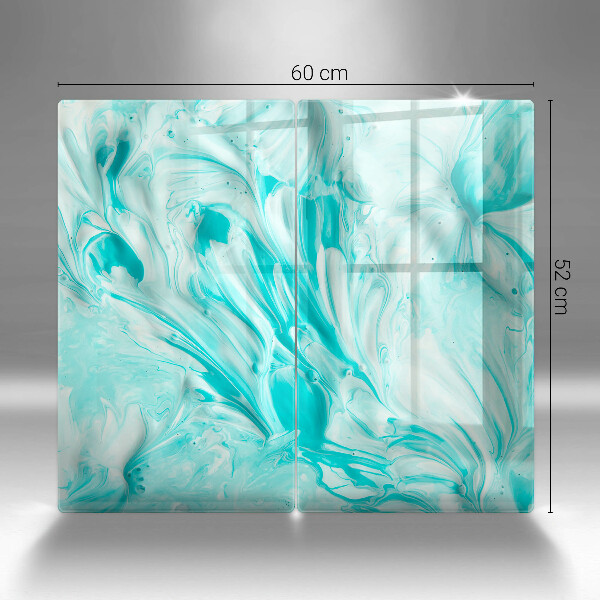 Glas Ceranfeldabdeckung Abstraktionsfarben