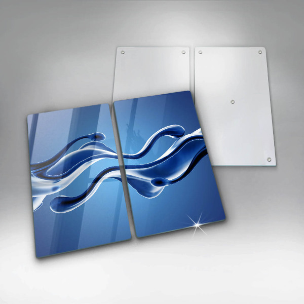 Glas Ceranfeldabdeckung Flüssige Abstraktion