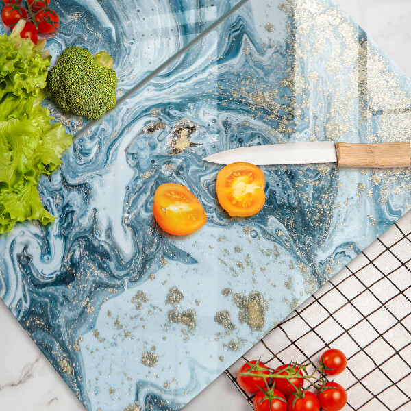 Glas Ceranfeldabdeckung Struktur mit Gold