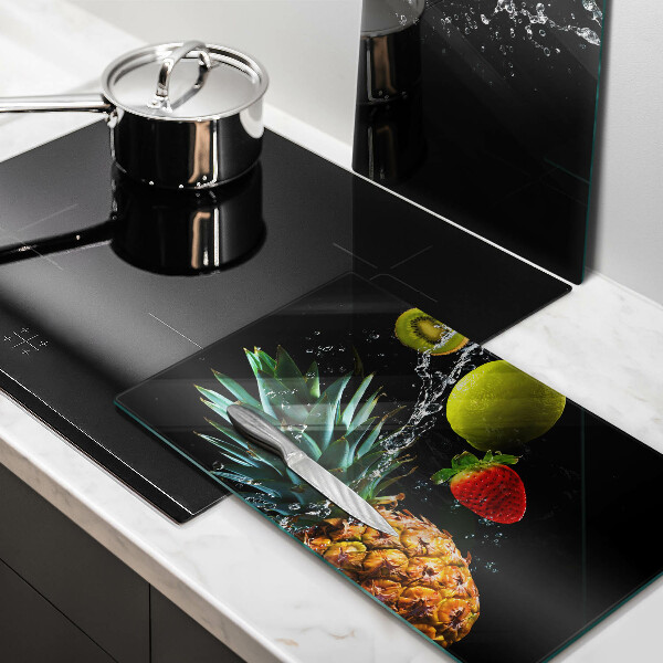 Glas Ceranfeldabdeckung Früchte im Wasser