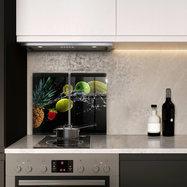 Glas Ceranfeldabdeckung Früchte im Wasser