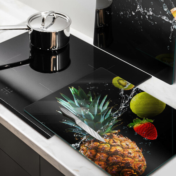 Glas Ceranfeldabdeckung Früchte im Wasser