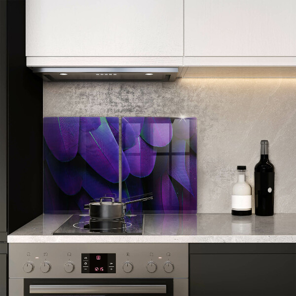 Glas Ceranfeldabdeckung Neonfedern