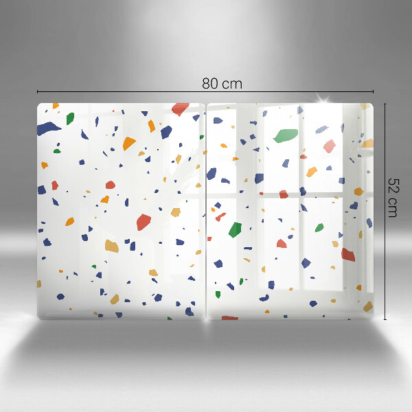 Glas Ceranfeldabdeckung Buntes Steingut