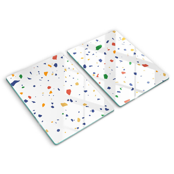 Glas Ceranfeldabdeckung Buntes Steingut