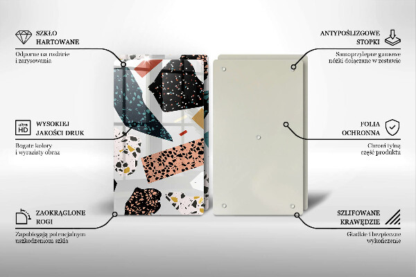 Glas Ceranfeldabdeckung Steingut