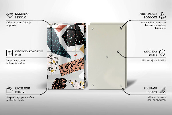 Glas Ceranfeldabdeckung Steingut