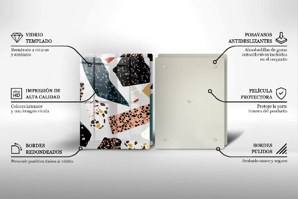 Glas Ceranfeldabdeckung Steingut