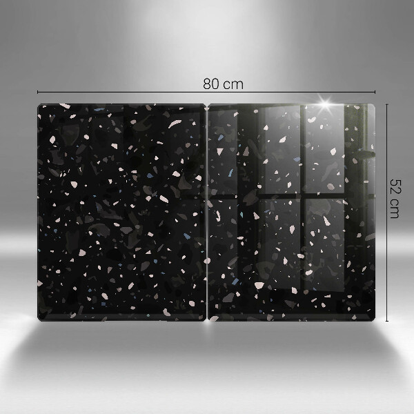 Glas Ceranfeldabdeckung Dunkles Steinzeug