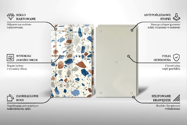 Glas Ceranfeldabdeckung Dekoratives Steinzeug