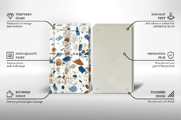 Glas Ceranfeldabdeckung Dekoratives Steinzeug