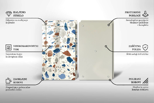 Glas Ceranfeldabdeckung Dekoratives Steinzeug