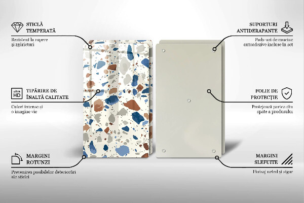 Glas Ceranfeldabdeckung Dekoratives Steinzeug