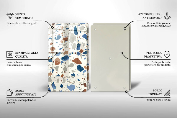 Glas Ceranfeldabdeckung Dekoratives Steinzeug