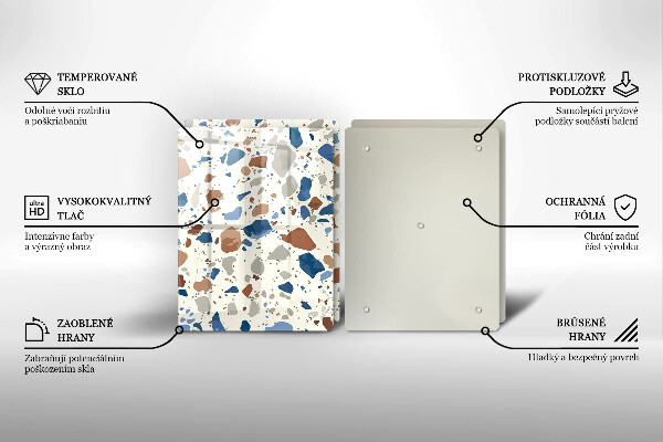 Glas Ceranfeldabdeckung Dekoratives Steinzeug