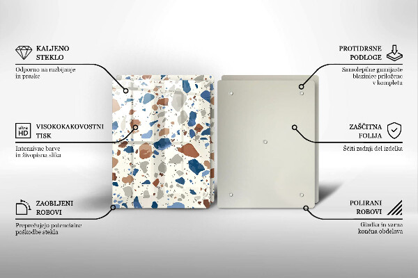 Glas Ceranfeldabdeckung Dekoratives Steinzeug