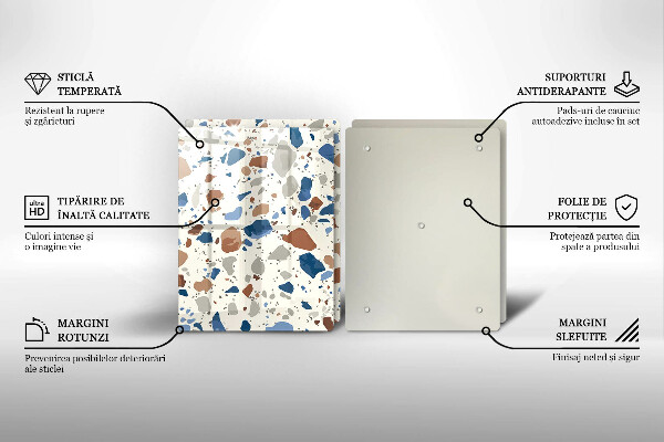 Glas Ceranfeldabdeckung Dekoratives Steinzeug