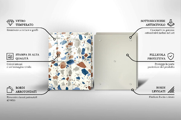Glas Ceranfeldabdeckung Dekoratives Steinzeug
