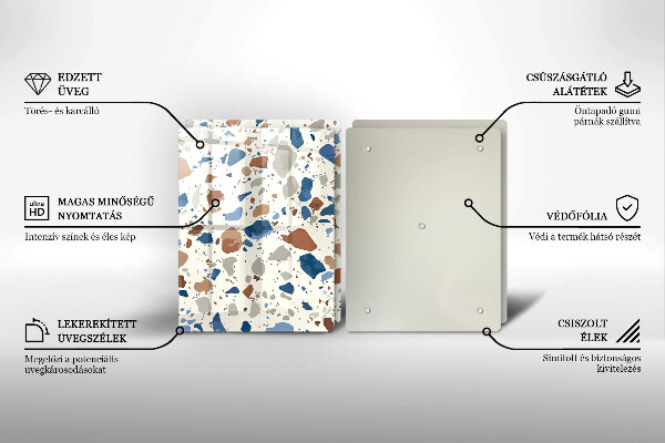 Glas Ceranfeldabdeckung Dekoratives Steinzeug