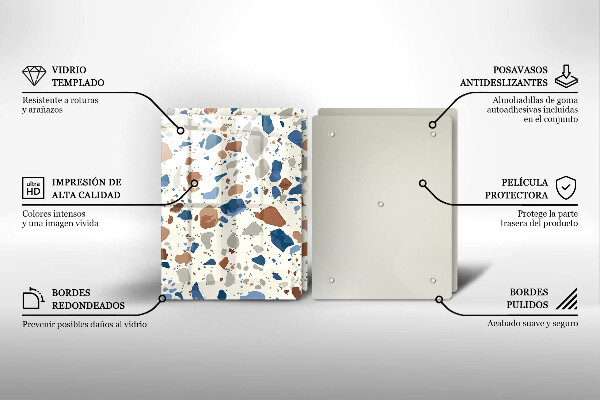 Glas Ceranfeldabdeckung Dekoratives Steinzeug