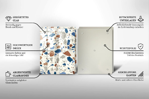 Glas Ceranfeldabdeckung Dekoratives Steinzeug