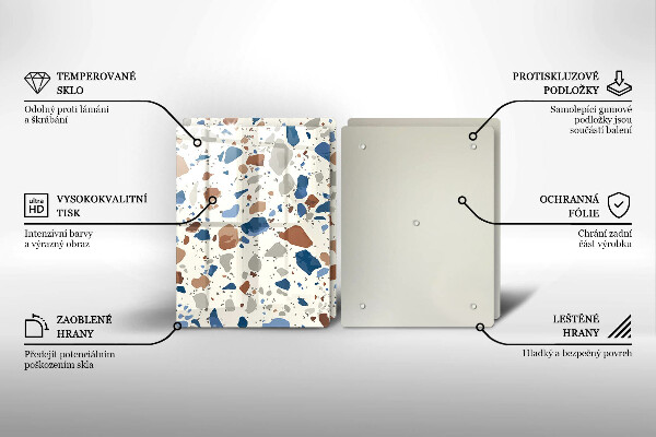 Glas Ceranfeldabdeckung Dekoratives Steinzeug