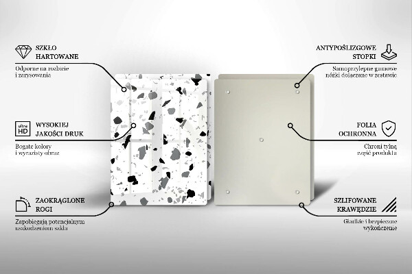 Glas Ceranfeldabdeckung Dekoratives Steinzeug