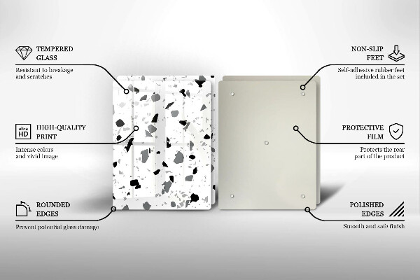 Glas Ceranfeldabdeckung Dekoratives Steinzeug