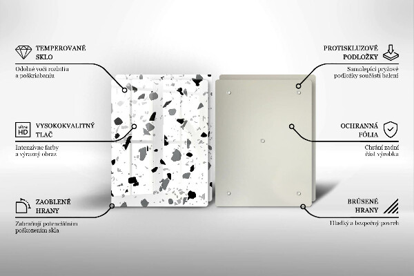 Glas Ceranfeldabdeckung Dekoratives Steinzeug