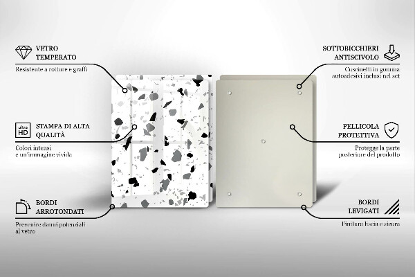Glas Ceranfeldabdeckung Dekoratives Steinzeug