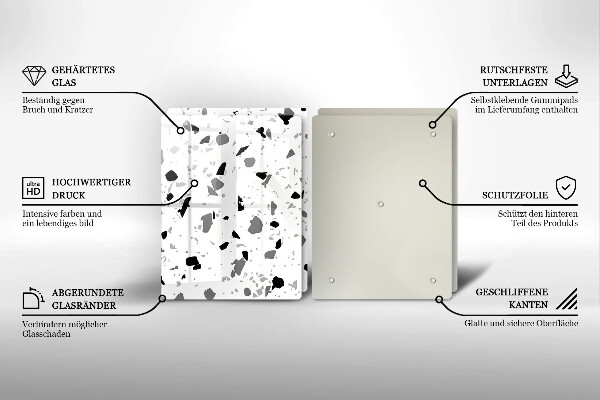 Glas Ceranfeldabdeckung Dekoratives Steinzeug