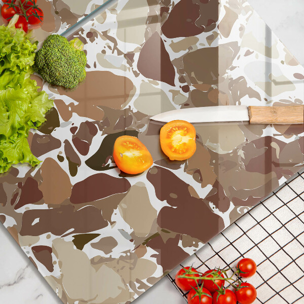 Glas Ceranfeldabdeckung Dekorative Beizen aus Stein