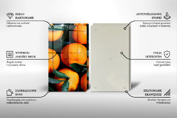 Glas Ceranfeldabdeckung Orangenfrucht