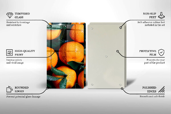 Glas Ceranfeldabdeckung Orangenfrucht