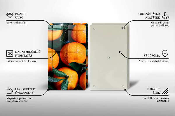 Glas Ceranfeldabdeckung Orangenfrucht