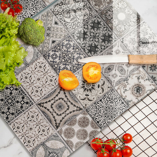 Glas Herdabdeckplatte Dekorative Fliesen