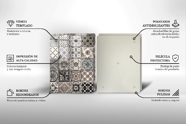 Glas Herdabdeckplatte Dekorative Fliesen