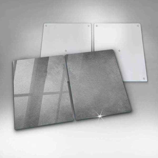 Glas Herdabdeckplatte Betonbeschaffenheitshintergrund