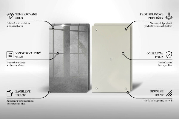 Glas Herdabdeckplatte Betonbeschaffenheitshintergrund