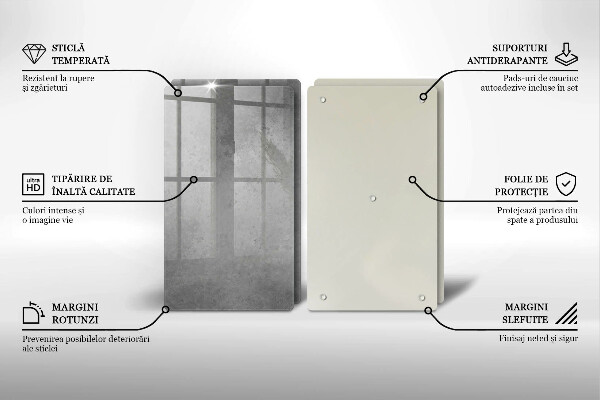 Glas Herdabdeckplatte Betonbeschaffenheitshintergrund