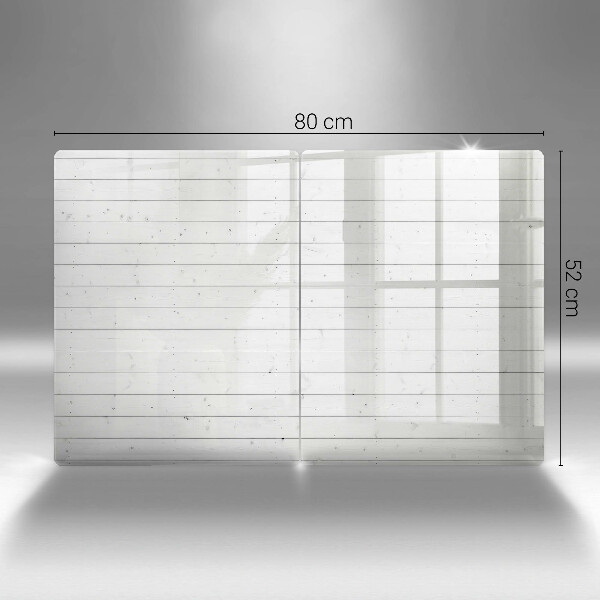 Glas Herdabdeckplatte Moderne helle Tafeln